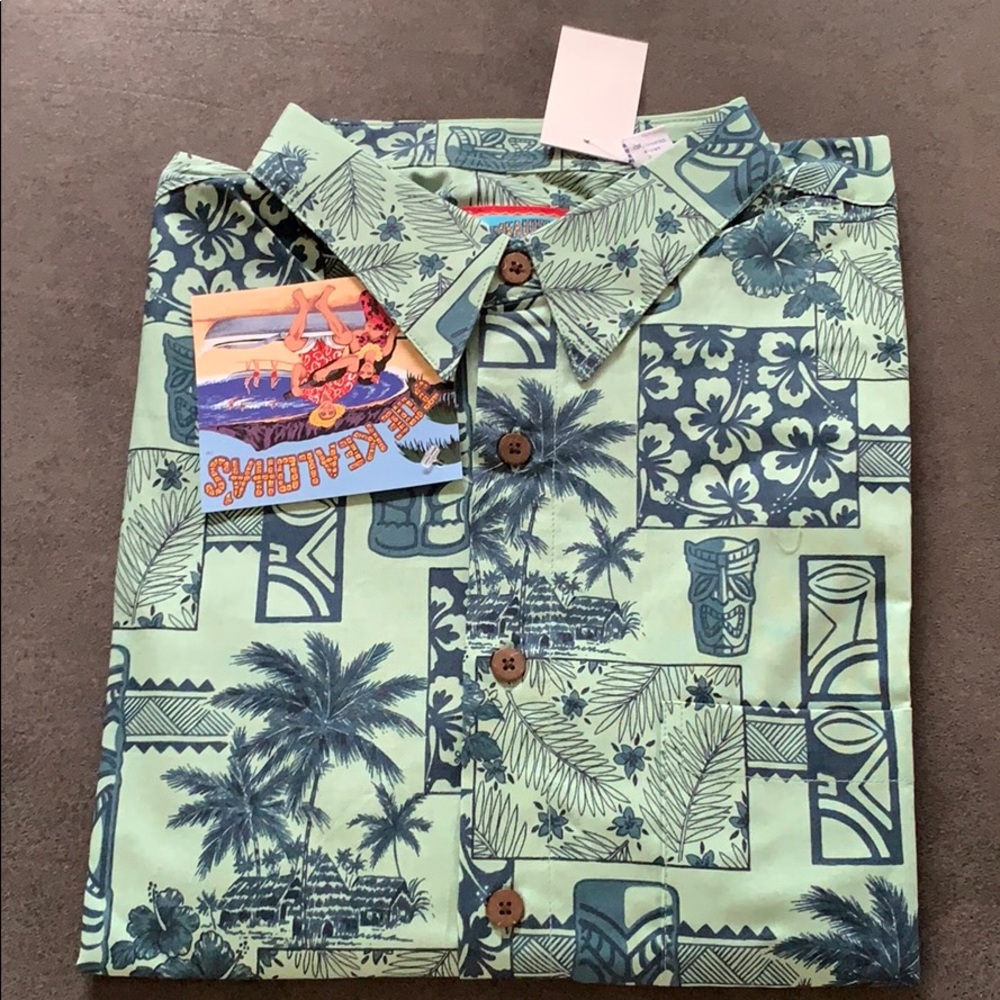 NWT Joe Kealoha’s by Reyn Spooner Hawaiian Shirt